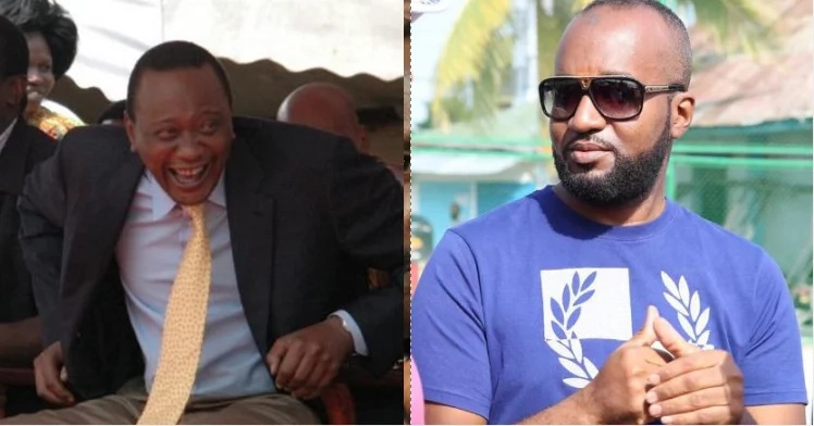 President Uhuru Kenyatta punches Hassan Joho below the belt