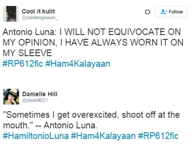 HistoriPuns, Hype, and Hamilton: 30+ Tweets that will make you appreciate Filipino wit HistoriPuns, Hype, and Hamilton: 30+ Tweets that will make you appreciate Filipino wit