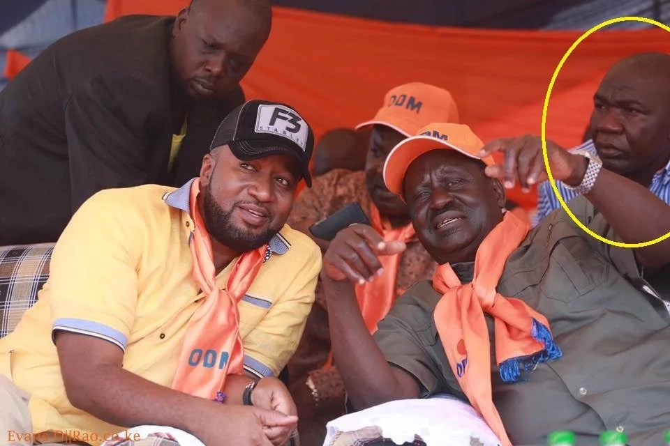 CORD leader Raila Odinga bodyguards