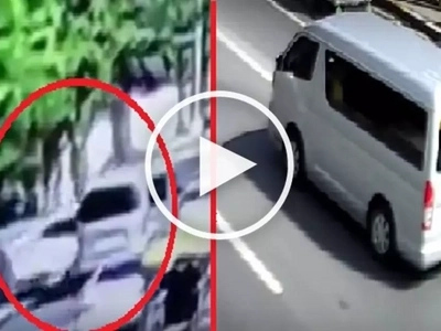 #Counterflow: Reckless driver causes violent multi-car crash in Las Piñas