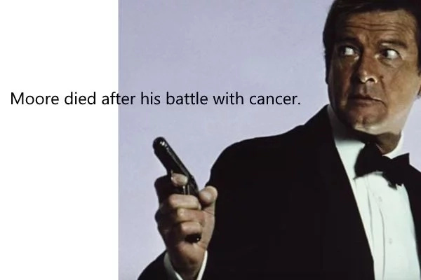 James Bond Actor Roger Moore Is Dead James Bond Actor Roger Moore Is Dead