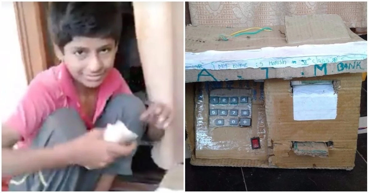Genius student builds mini-ATM that releases money (video)