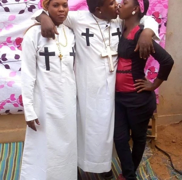 Tanzania’s self-styled prophet pictured kissing wife and house girl arrested