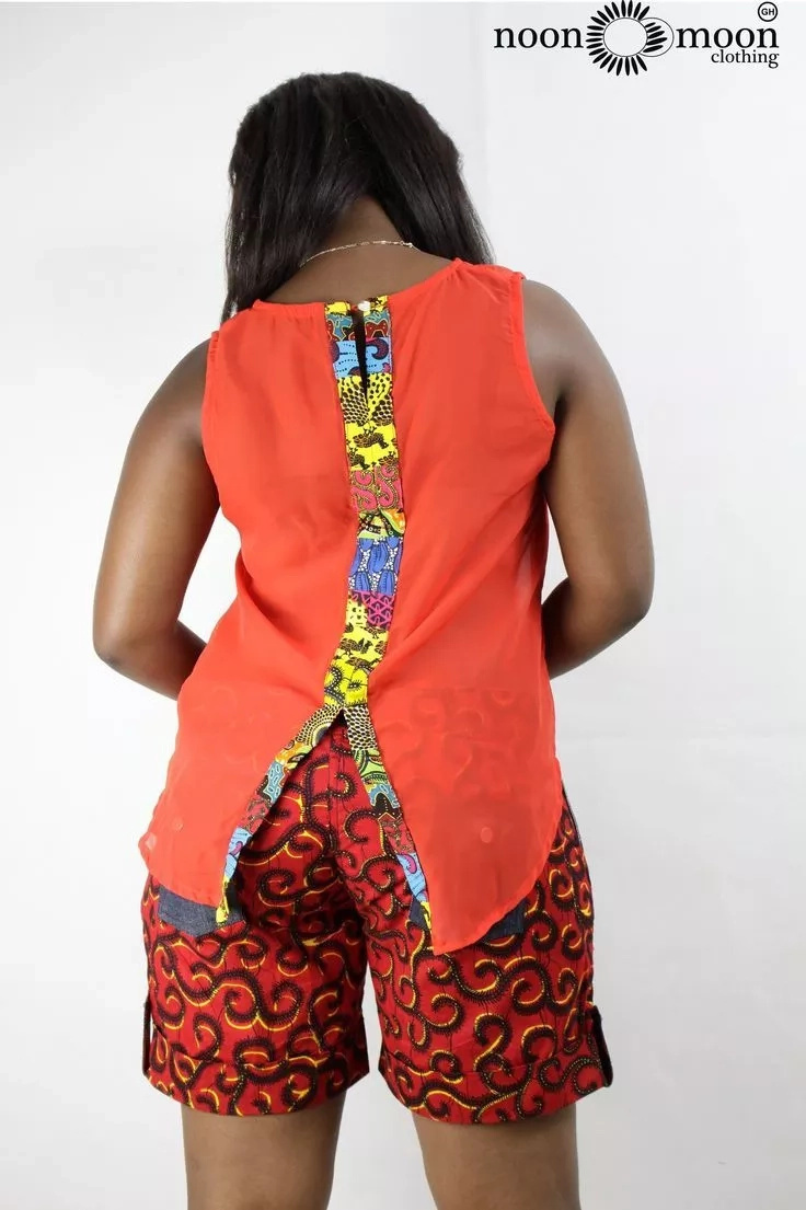 kitenge shorts for ladies