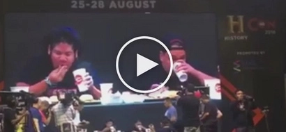 VIDEO: Filipino breaks world record by eating 5 BURGERS in 1 MINUTE