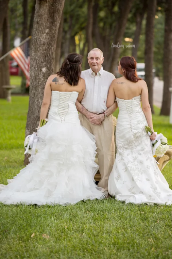 Twin sisters play pretend, enact imaginary wedding day for dad with Alzheimer’s Disease Twin sisters play pretend, enact imaginary wedding day for dad with Alzheimer’s Disease
