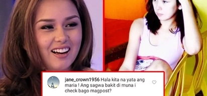 Gusto mo salamin? Beauty Gonzalez tells basher to take a closer look at her photo before making accusations