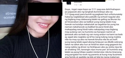 Young girl shares traumatic experience when she was kidnapped by four men near her school