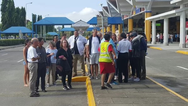 PICS: Air France Passengers Being Evacuated After Bomb Scare