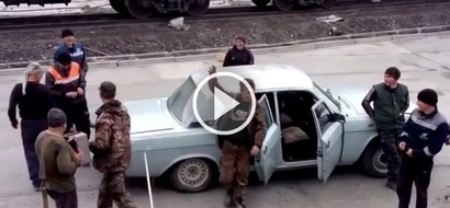 Insane video of how these Russian guys get to work