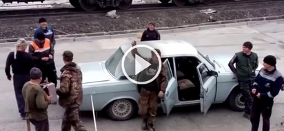 Insane video of how these Russian guys get to work