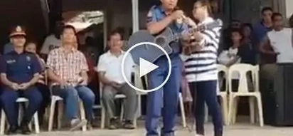 This policeman composed a song about Duterte's war on drugs, video went viral