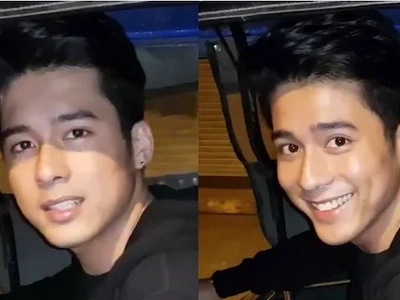 Gwapo naman! Will you ride this tricycle if this guy is the driver?