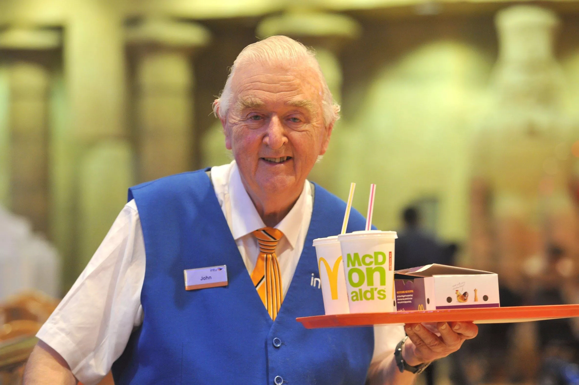This Food Court Grandad Is Definitely the Cutest Grandad in the UK This Food Court Grandad Is Definitely the Cutest Grandad in the UK