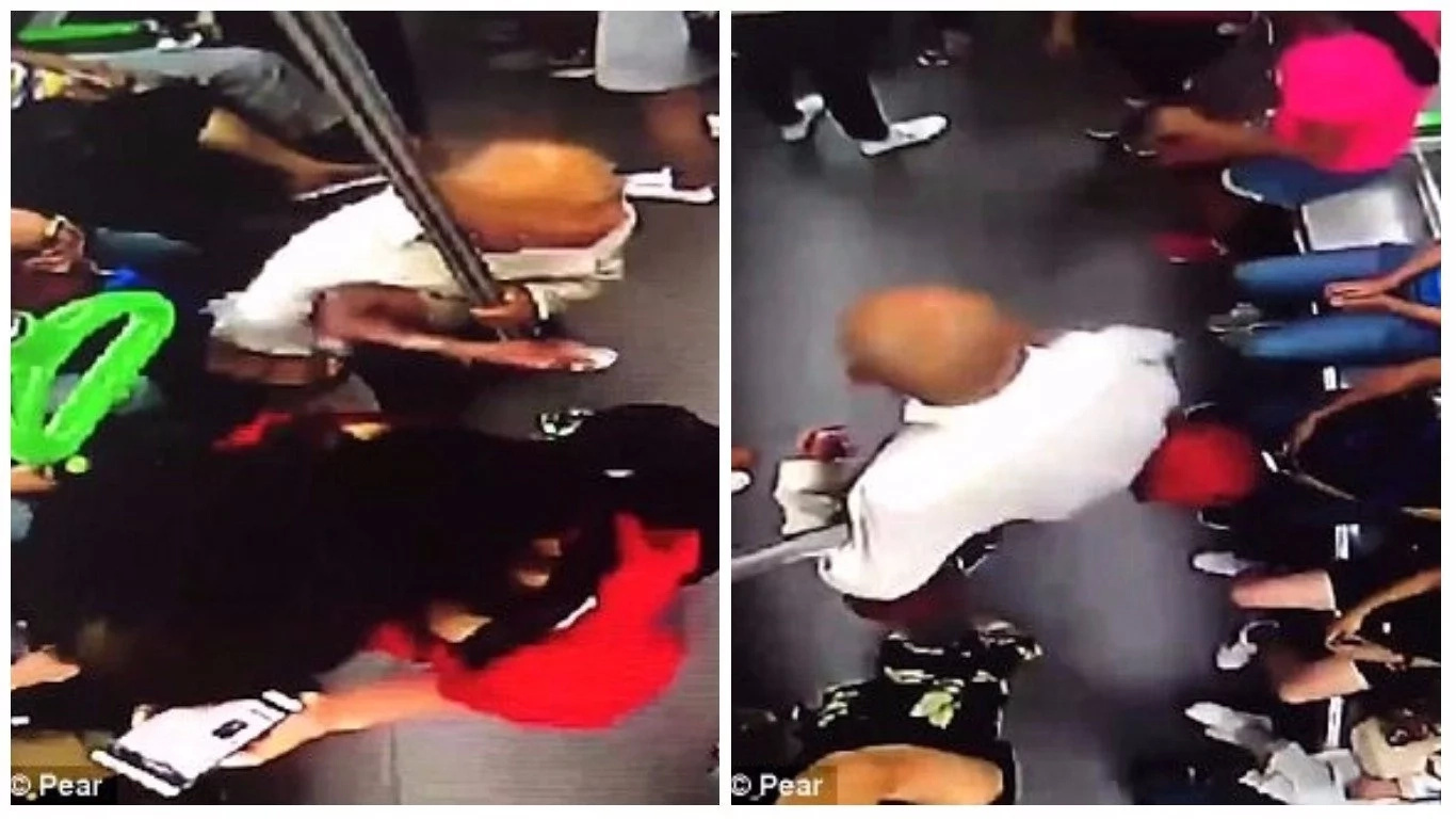 Man caught pretending to be disabled to gain sympathy while begging in train Man caught pretending to be disabled to gain sympathy while begging in train
