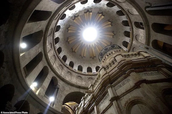 Historic! Site of Jesus' burial and ascension to heaven is RESTORED (photos)