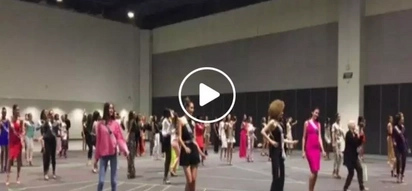Take a peek into the rehearsals of Miss Universe 2016 candidates for their opening number