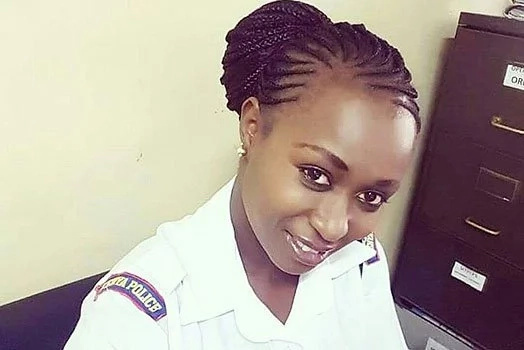 Kenyans spot another beautiful cop and spread the world faster than wildfire (photos)