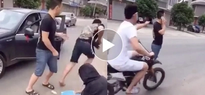 Malas! Unlucky man robbed thrice in 30 seconds caught on camera