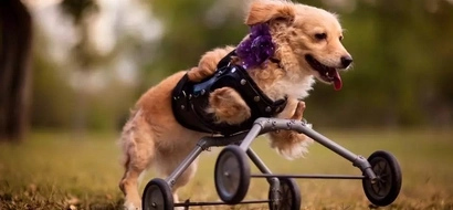 INSPIRING: This abandoned dog without two legs can now finally walk; Go run buddy!