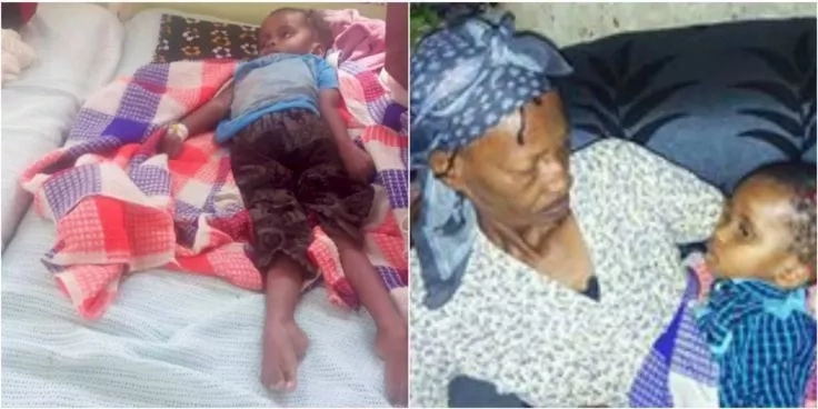 Kenyans in tears as baby Brian who's mum died in accident succumbs to brain damage a year later