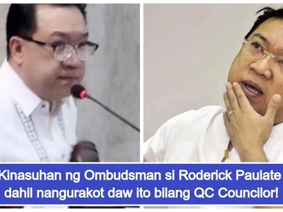 Nangurakot daw! Roderick Paulate, kinasuhan ng graft at falsification bilang Quezon City Councilor