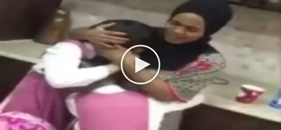 Mapagmahal na amo: 2 Affectionate Arab girls cry hard while saying goodbye to their beloved Pinay maid