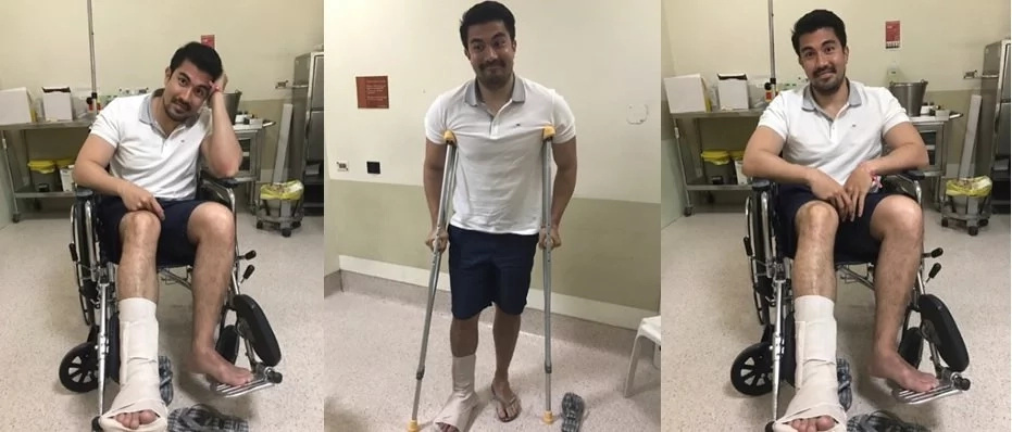 “So Yes, i have a fractured foot with quite a long healing time..” Luis Manzano On Instagram “So Yes, i have a fractured foot with quite a long healing time..” Luis Manzano On Instagram