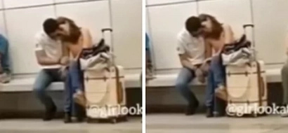Caught on video! OFW secretly records Daniel Padilla and Kathryn Bernardo doing this at a train station