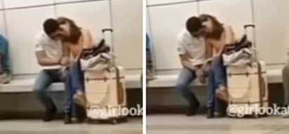 Caught on video! OFW secretly records Daniel Padilla and Kathryn Bernardo doing this at a train station