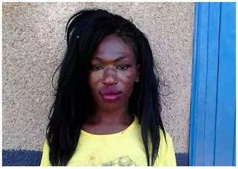 Man arrested for disguising himself as a female prostitute