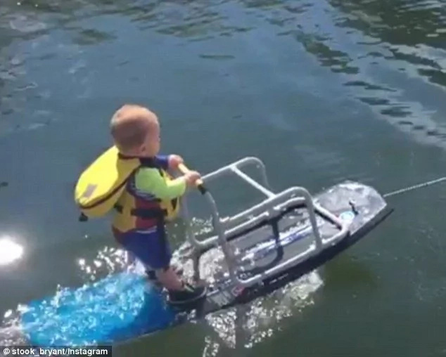 World's youngest wakeboarder is only 6 months old and he's totally adorable World's youngest wakeboarder is only 6 months old and he's totally adorable