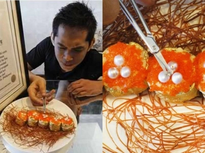 Pinoy chef proudly holds Guinness record for creating the world's most expensive sushi