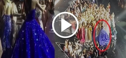 This video shows emotional Maxine Medina crying after the new Miss Universe was announced
