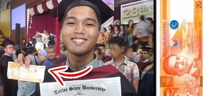 Engineering scholar successfully graduates in college. But what is spectacular is that he spent only P20 everyday for his entire study