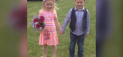 SO CUTE! These two adorable kids go on a romantic date