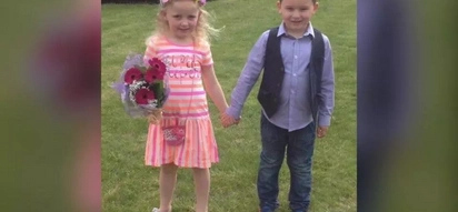 SO CUTE! These two adorable kids go on a romantic date