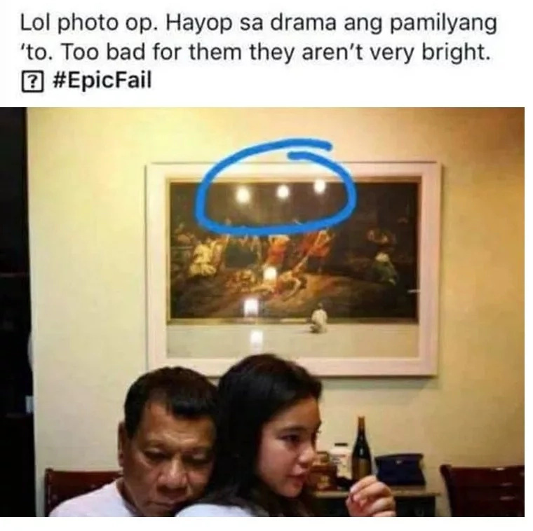 Basher accuses President Duterte of staging sweet Kitty Duterte photo for publicity; Netizens react to allegation Basher accuses President Duterte of staging sweet Kitty Duterte photo for publicity; Netizens react to allegation