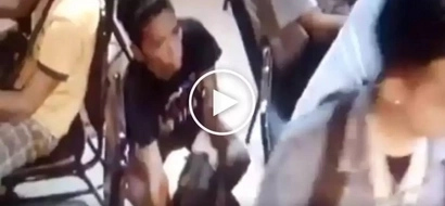 Mag-ingat sa kawatan! Pinoy thief hiding in plain sight steals bag from computer shop customer in Manila