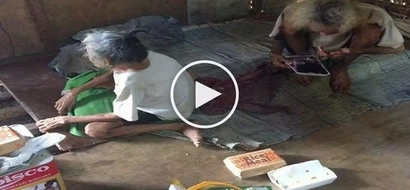 True spirit of Christmas! Kindhearted citizens give Jollibee meals to starving old couple in Capiz