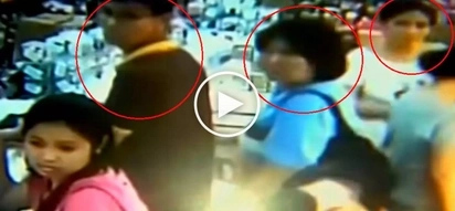 Dangerous Filipino thieves caught on CCTV stealing bag with P90K in Divisoria mall