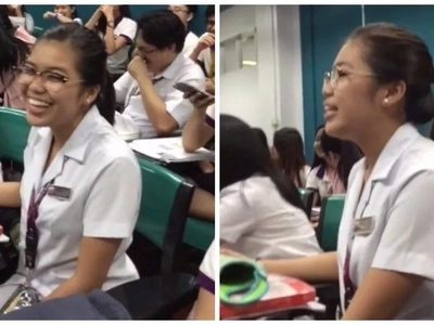 Ginalingan masyado! Pinay student performs 'Reflection' in class and everyone was open-mouthed