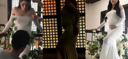 Kylie Padilla channels her inner Amihan in her gorgeous maternity shoot