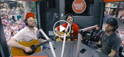 Para sa batang 90s! The Moffatts sing their famous hits in this radio station's bus