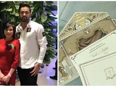 Pang-royal wedding! Vicki Belo shares a glimpse of her and Hayden Kho's wax-sealed golden wedding invitation