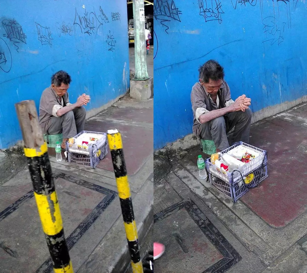 Netizen shares story of sick Quezon City vendor Netizen shares story of sick Quezon City vendor