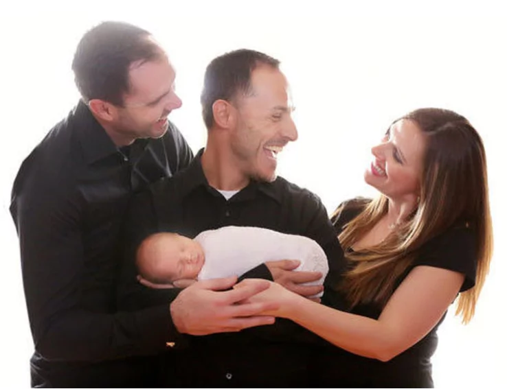 This gay couple wanted to have a baby. Pictures of their bonding with surrogate mother and their baby is priceless! This gay couple wanted to have a baby. Pictures of their bonding with surrogate mother and their baby is priceless!
