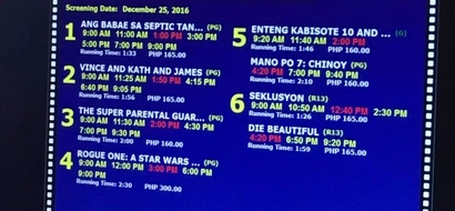 Netizens outraged by SM Cinemas replacing MMFF 2016 official entries with Enteng Kabisote 10, Mano Po 7, and Super Parental Guardians