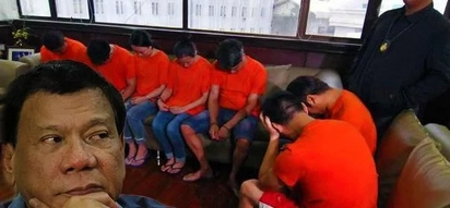 LOOK: Alleged drug users surrender before Duterte took oath