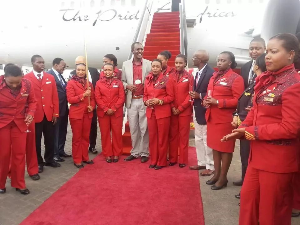 Kenya Airways cabin crew salary Tuko.co.ke